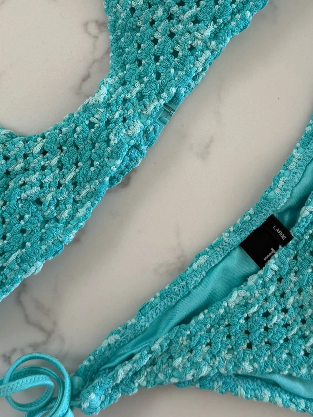 Triangl Swimwear Cora Bikini SET - Tiel Blue - Size M/L